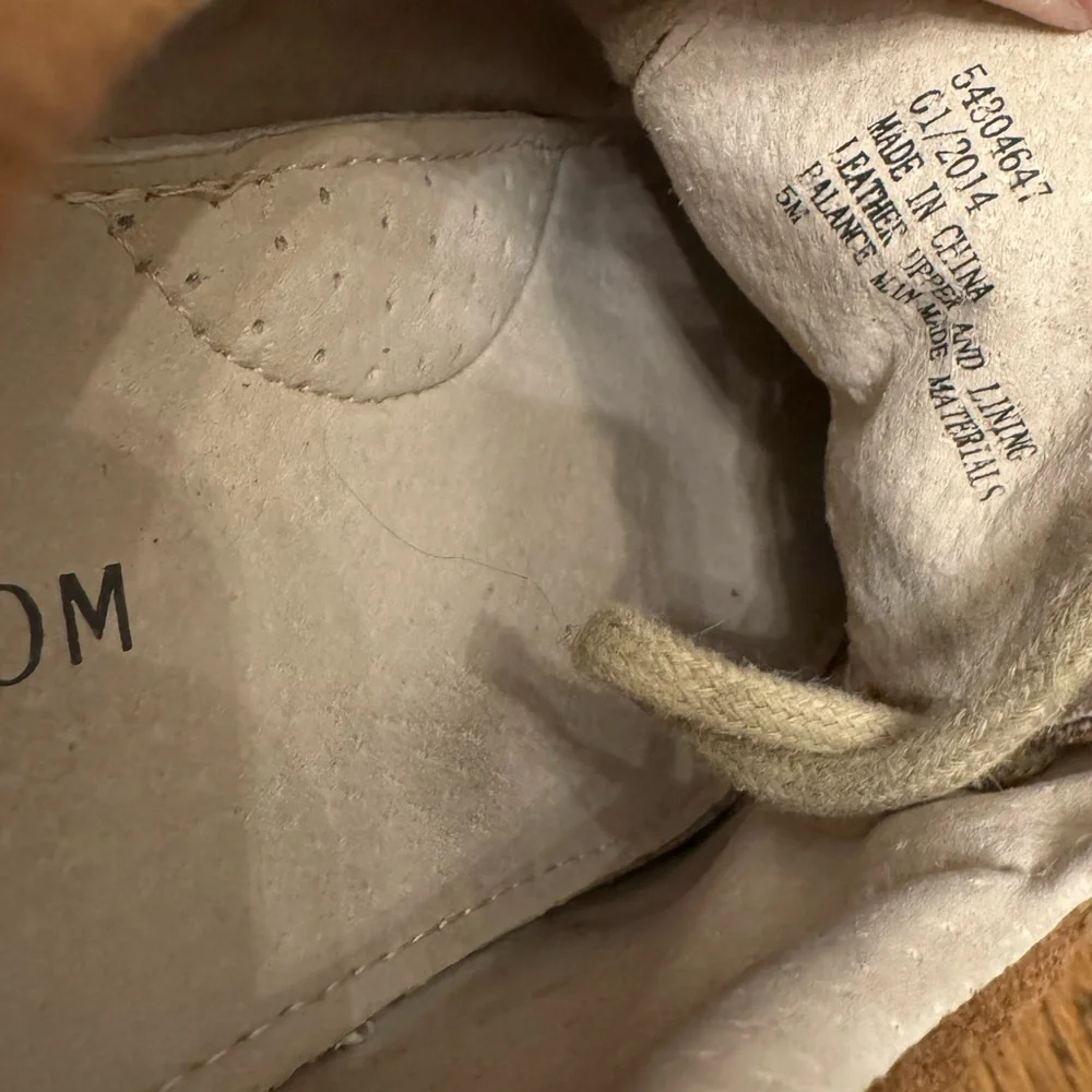 Nordstrom Boys Brown Suede Lace-Up Oxford Shoes Size 5M Casual Dress Derby